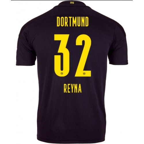 Borussia Dortmund Dres Giovanni Reyna 32 Gostujući 2020/21 Kratkih Rukava Borussia Dortmund Dres Giovanni Reyna 32 Gostujući 2020/21 Kratkih Rukava
